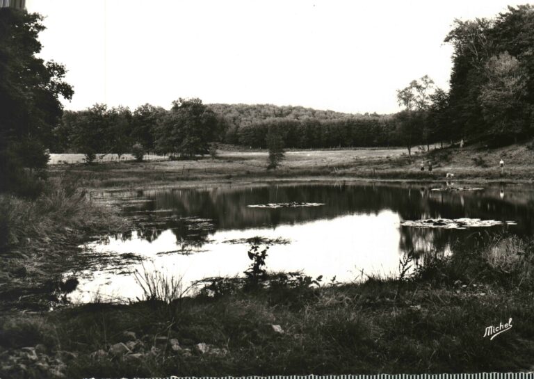 L'étang du Nierfeix au pied du Mont Chauvet